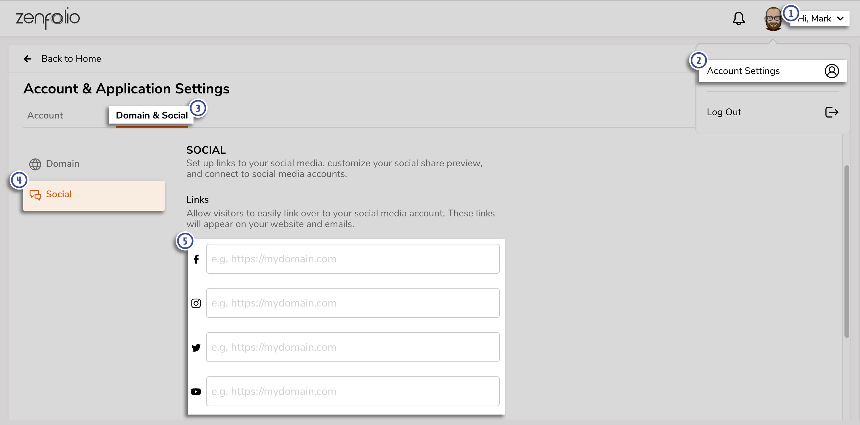 Connecting Your Social Media Accounts Zenfolio